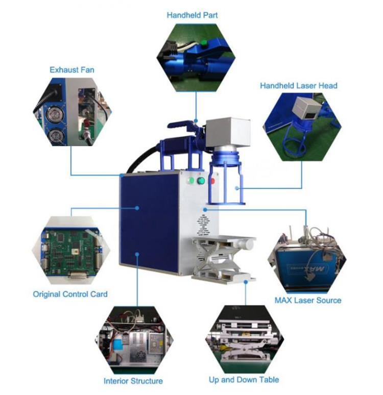 50W Handheld Fiber Laser Marking Machine 1