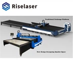 Riselaser Fiber Laser Cutting Macine With Exchange Platform